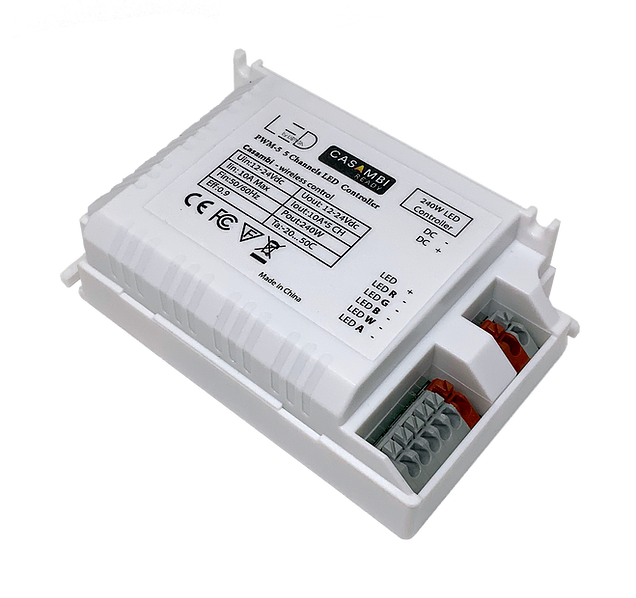 Casambi PWM5 5 Channel DC Controller | Holders Technology