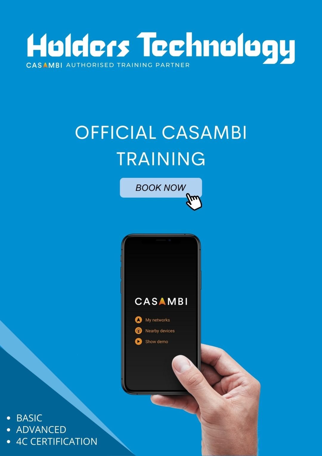 Holders Technology offers official Casambi training courses