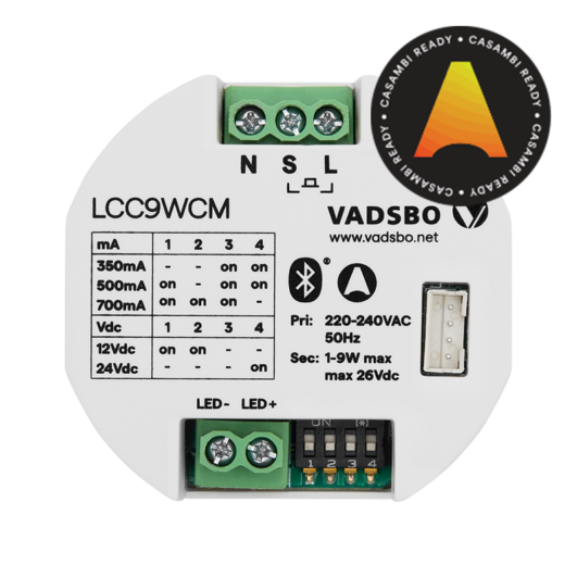 LCC9WCM Holders Wireless Lighting Control
